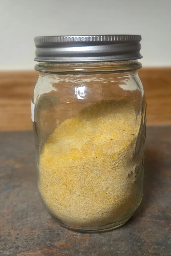 Homemade Corn meal Dry Mix Recipe