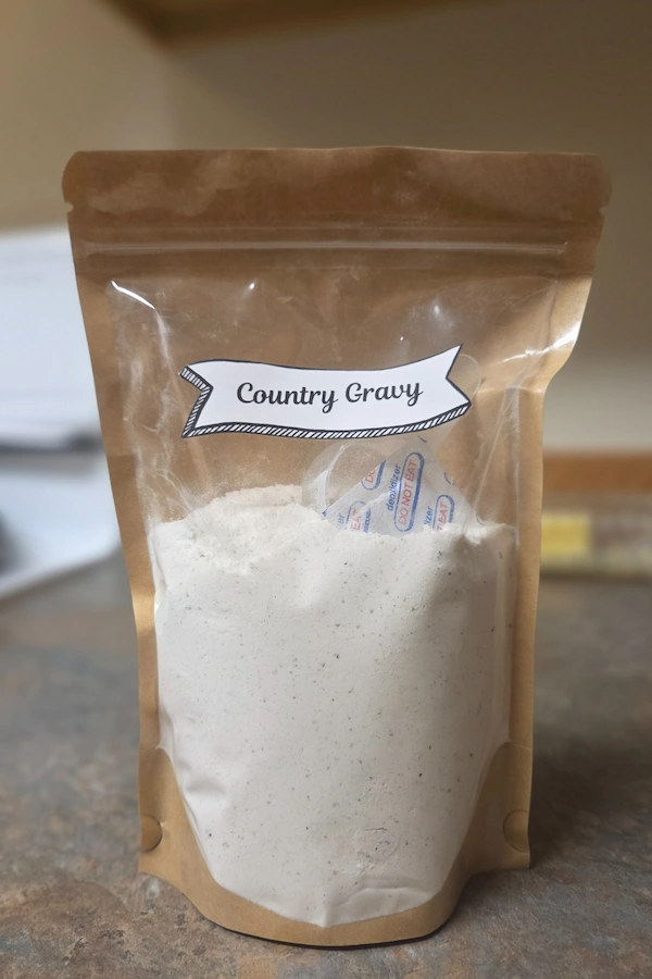 Homemade Country Gravy Dry Mix Pantry Recipe