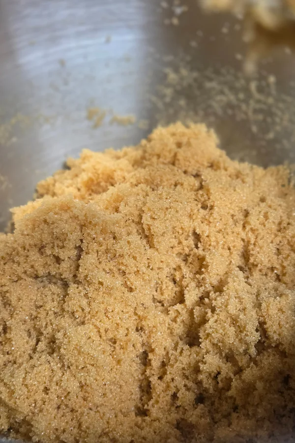 Homemade Brown Sugar getting prepped for self-stable pantry item