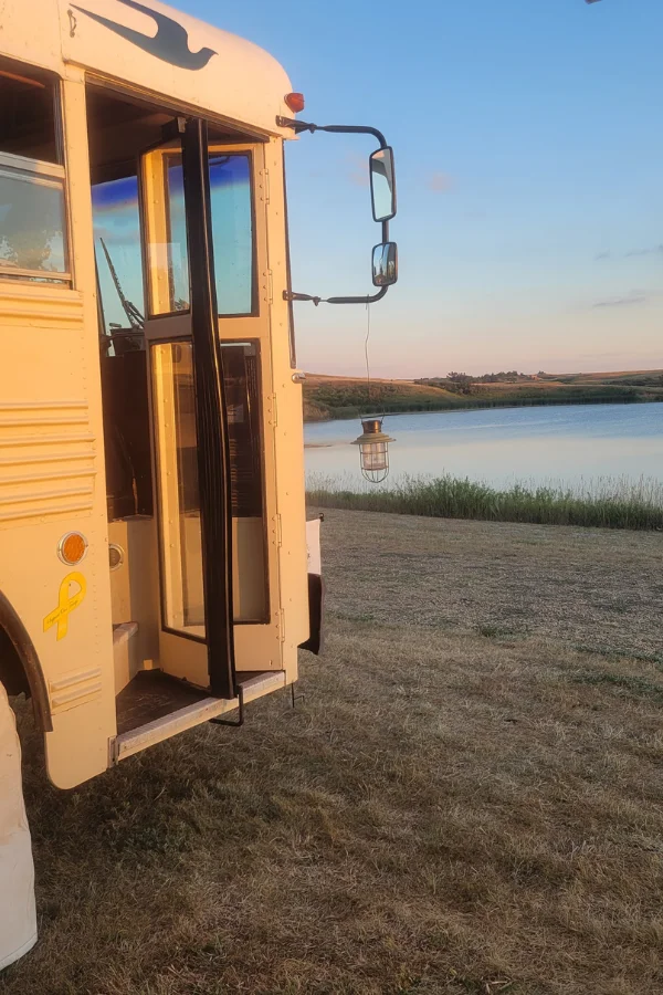 The school bus we built into our home on wheels so we can travel